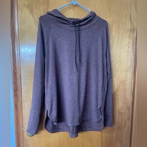 Athleta Heathered Gray Long Sleeve Top